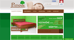 Desktop Screenshot of p-masiv.cz