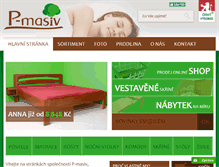 Tablet Screenshot of p-masiv.cz